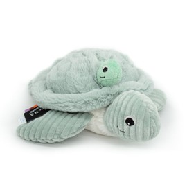 Les Déglingos 73503 Ptipotos Sauvenou the Turtle Rescue Turtle Soft Toy, Animal Print, Mint Green, Bébé