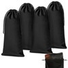 Amylove 4 Pcs Flannel Cloth Shoe Bags for Travel, 8