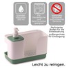 Snips, Soap Dispenser with Sponge and Glove Holder, White Green,