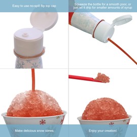 TIME FOR TREATS Flavored Syrup for Snow Cones, Homemade Sodas, Cocktails, Coffee, Baking and More - Time For Treats 16.9 Fluid Ounce Bottle (Bubble Gum)