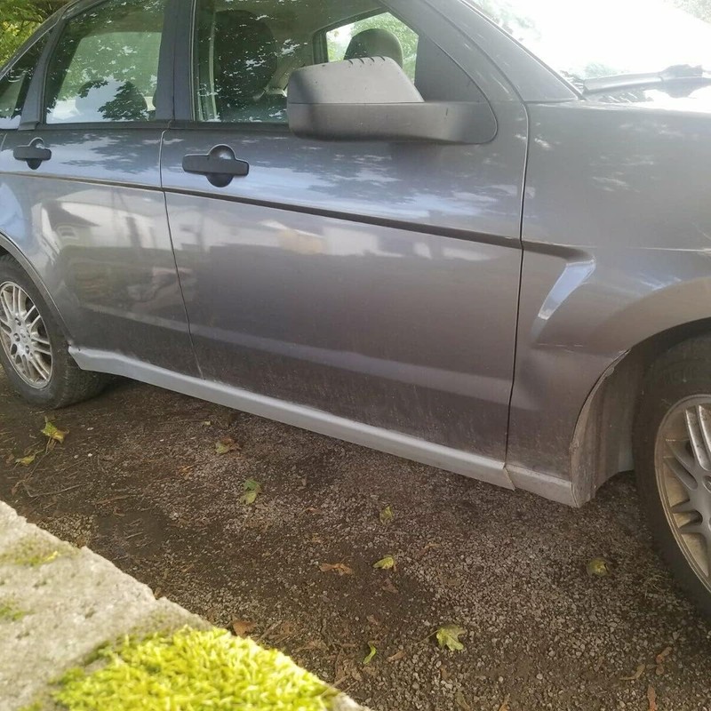 Slip-on Rocker Panel Compatible With 2008-2011 Ford Focus 4 door