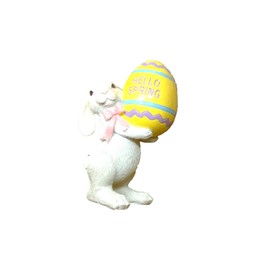 Hello Spring Easter Bunny Yellow Egg Delivery