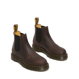 Dr. Martens Unisex 2976 Bex Chelsea Boot, Dark Brown Crazy Horse, 14 US women