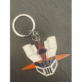 Keyring Compatible with Mazinga Robot Gadget Accessories Gift Idea Men Women Children Fantasy Cosplay White One Size, White