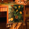 DHRH 13×72 Inch Table Runner, Retro-Luxury Tassels Series for Kitchen