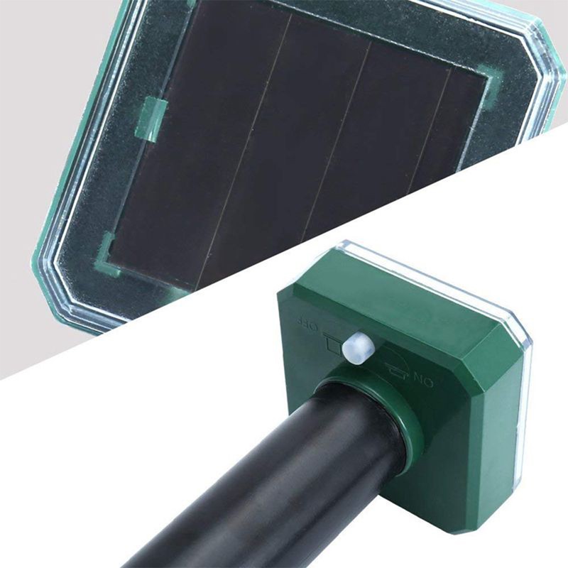 Ultrasonic Solar Mole Snake Mouse Pest Rodent Repeller Outdoor Garden