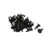 Motoforti 20 Pcs 6mm Hole Plastic Rivet Trim Panel Retainer