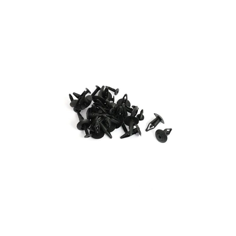 Motoforti 20 Pcs 6mm Hole Plastic Rivet Trim Panel Retainer