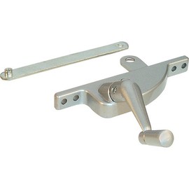 Prime-Line H 3549 Aluminum Finish Off-Set Left-Hand Jalousie Operator (Single Pack)