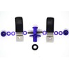 3 Pack of Phoxinus Anodised Aluminium Butt Rests. Adjustable rod