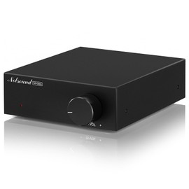 Nobound NS-06G Digital Amplifier 60W x 2 with TPA3116 Mini Class D Power Amplifier HiFi Stereo Compact Design Desktop Compatible RCA Input DC 12-24V Compatible (19V Power Supply Included)