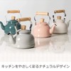 Fuji Enamel Kettle IH Compatible Cotton 1.6L Light Gray CTN-1.6K.LG