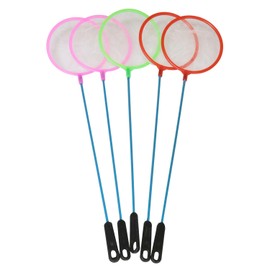Zangc Aquarium Fish Net Super Dense Brine Shrimp Sieve Fish Net Sieve Plastic Aquarium Fish Net (Random Color) 5PCS