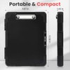 Sooez Toughest Clipboard with Storage, Internal Pen Pouch Included, Letter/