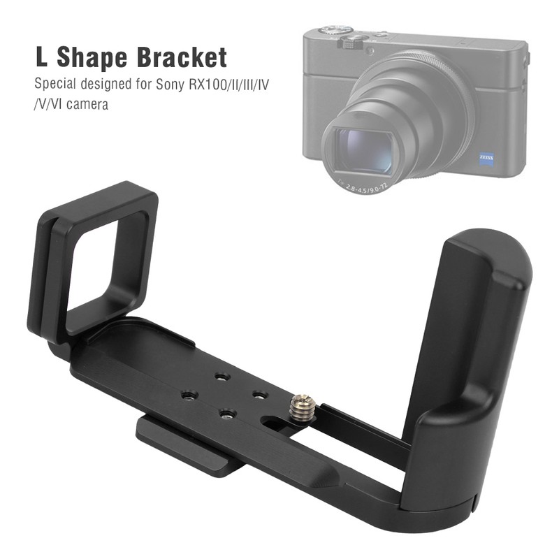 Quick Release Plate Vertical L shaped Bracket Grip Holder for