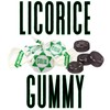 GOLIA Italian Licorice Candy - Italian Black Licorice Gummies -