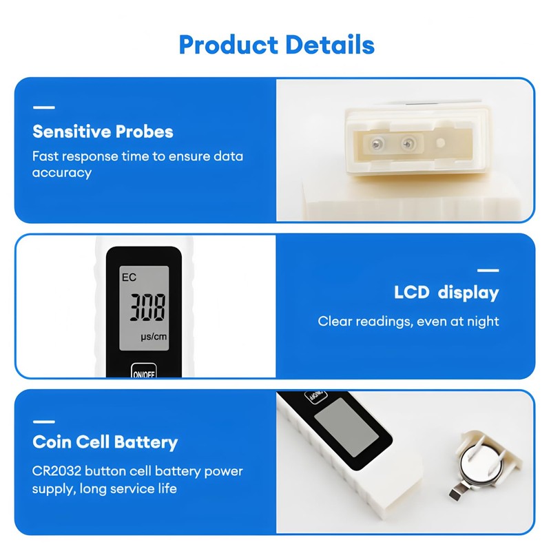 2025 New 4 in 1 TDS Meter Digital Water Tester-