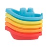 Barchette da Bagno Colorate, Set da 5 Pezzi, Impilabili e