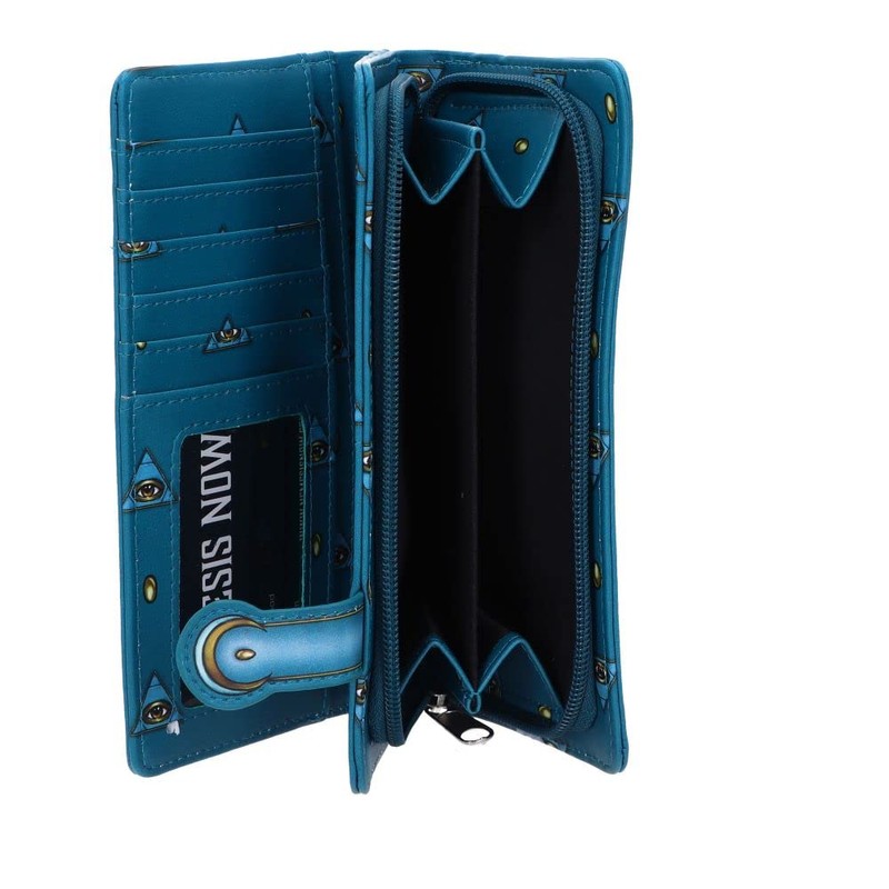 Nemesis Now Palmistry 7.25" Embossed PU Wallet - Blue
