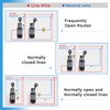 SWAWIS 4 pieces ME-8104 Momentary Limit Switch, Adjustable Roller Lever