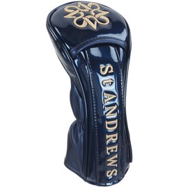 St Andrews 042-3984813 Continuing Classic Product Head Cover [Enamel Series] (For Utilities, 3, 4, 5, X Numbers) / Golf UT, 110_blue
