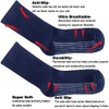 Sunew Viscose Viscose Socks, Mens Womens Sport Performance Crew Thick