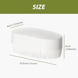 Xzyden Sensory Brush Therapy Set - 2 Pcs Occupational and Sensory Brushing Tools for Calming and Stimulation - Soft Bristles, Latex Free - Ideal for Kids and Adults with Autism or Sensory Needs (2)