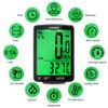 Lixada Bicycle Computer Wireless Multifunctional LCD Screen Bicycle Rainproof Speedometer