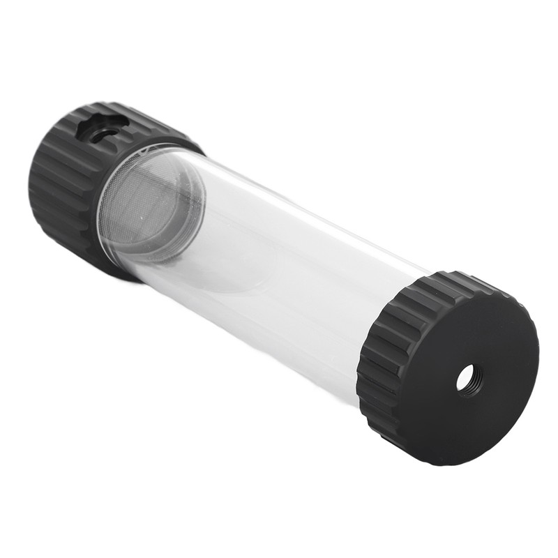 Cylindrical Water Cooling Reservoir Built in Filter Transparent 515ml Water