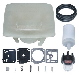 Mtanlo For Husqvarna 340e 345e 351 346XP Air Filter Primer Bulb Carburetor Repair Kit, Air Filter, Fuel Filter, Fuel Line, Primer Bulb, Carburetor Repair Kit