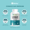 Wellthy Citrato Magnesio 300 Cápsulas 400mg 100 Natural Veganas Días