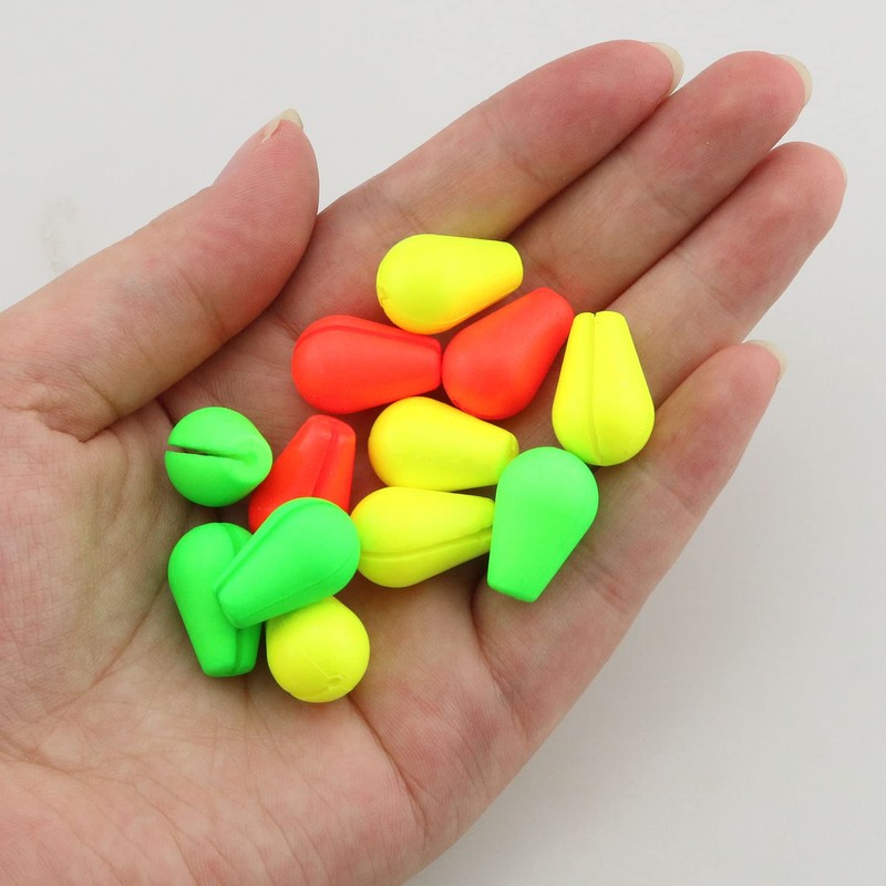 DGBRSM 15pcs Float Foam Tear Drop Strike Indicator Fly Fishing