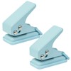CPJJ Pack of 2 small hole punches, punch for folders,