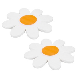 40 Stück Servietten Blumen Gänseblümchen Deko, Frühlingsservietten Daisy Geburtstag Servietten Blumenform Taufe Tischdeko Papierservietten Sommerfest Party Dekoration
