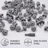 SKIR'CO (40 Pieces) Roofing Screws 4.8 x 20 mm Painted