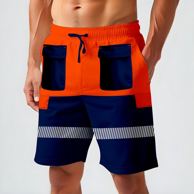TORO ACTIVA 8 Pockets Mens Reflective High Visibility Hi Viz