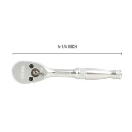 OEMTOOLS 22900 4-1/4 Inch, 1/4 Inch Drive Ratchet with Standard Handle
