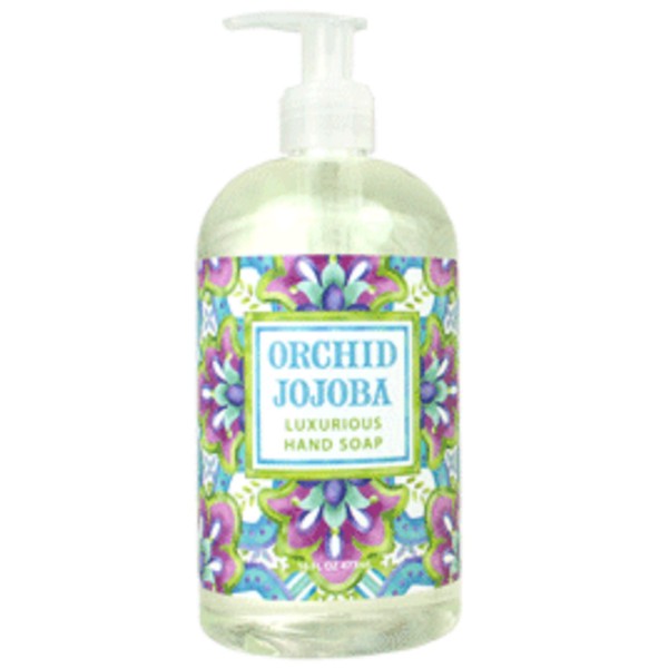 Greenwich Bay Trading Co. Luxurious Hand Soap, 16 Ounce, Orchid Jojoba