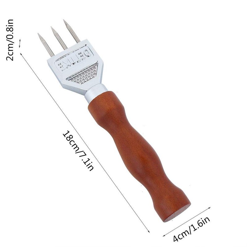 Jeffergarden Ice Chisel, Acero Inoxidable Ice Chisel con Mango de