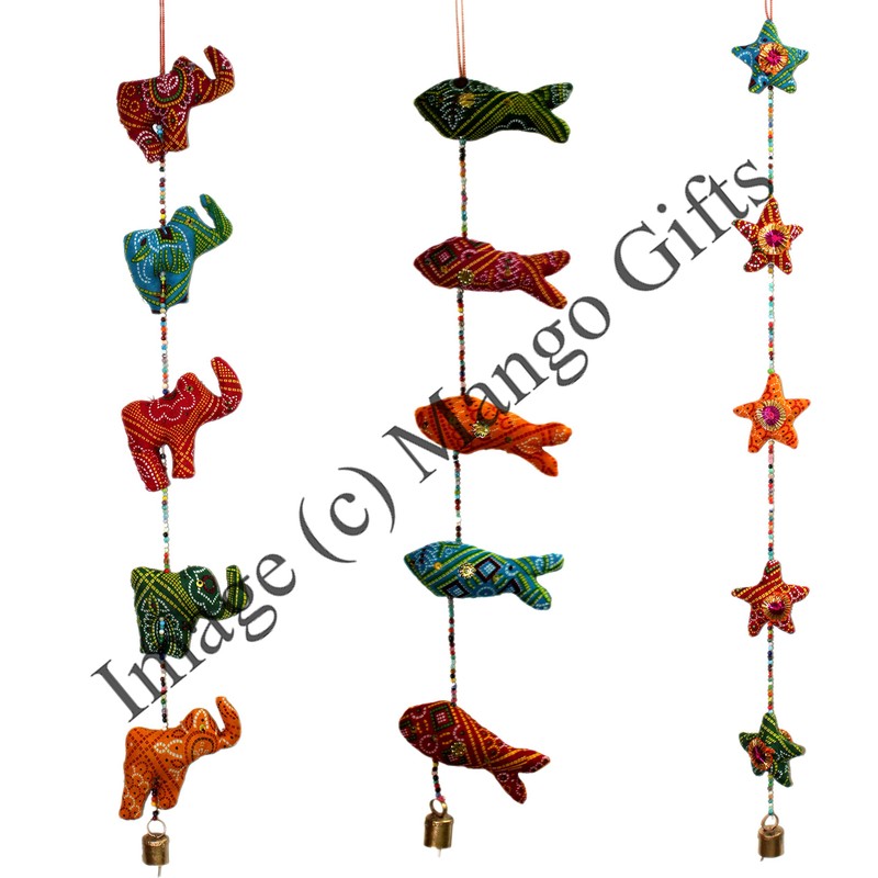 Indian Traditional Elephant Decoration, Star Fish And Heart Mango Gifts