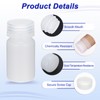 PATIKIL 12Pcs 60ml Reagent Bottles, PP Wide Mouth Round Bottles