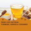 Premium Turmeric, Ginger, Cinnamon Blend Tea Bags, 100% Natural &