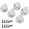 atgestore 5 Pcs WB03X24818 222D5786P010 Gas Stove Knob Replacement for