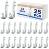 Tandefio 25 Pack Cable Support J Hook with Beam Clamp,