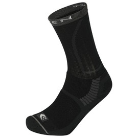 Lorpen Men's T3 Midweight Hiker Eco Sock, Great for Hiking, Eco-Friendly & Sustainable, Cushioned Foot, Charcoal, Size Medium