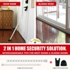 SECURITYMAN 2-in-1 Door Security Bar & Sliding Patio Door Security