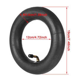 8.5x2 Scooter Inner Tube 2PCS 8-1/2"x 2" 8.5X 2 Inner Tube with Bent Valve Stem 90° Replacement 8.5x2 inches 8.5"x 2" Butyl Rubber Inner Tubes fit for Electric Gas Kid Razor Scooters Mini Pocket Bike