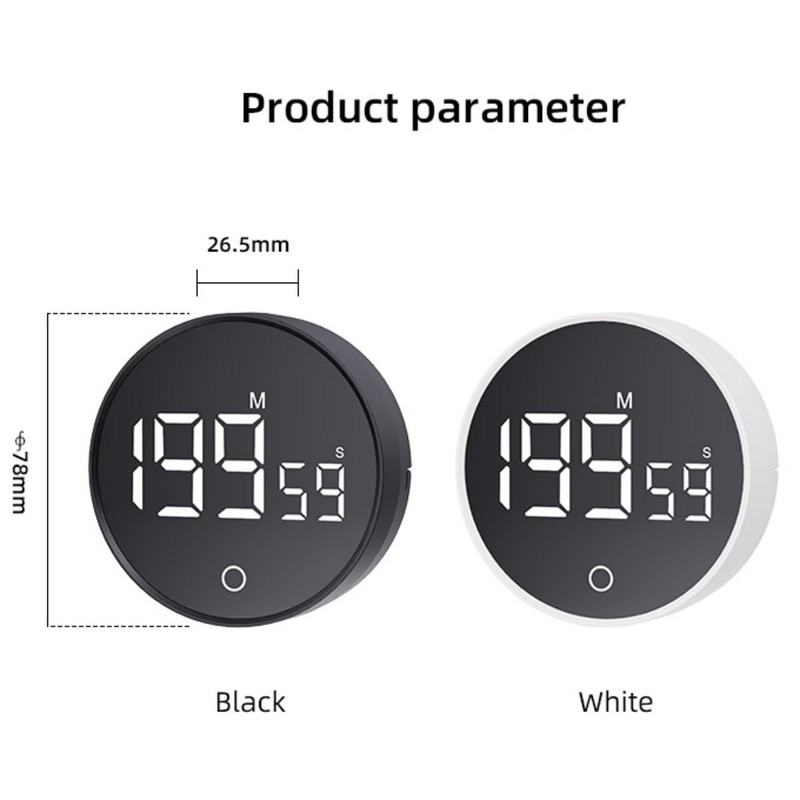 Digital Kitchen Timers, Visual timers Large LED Display Magnetic Countdown