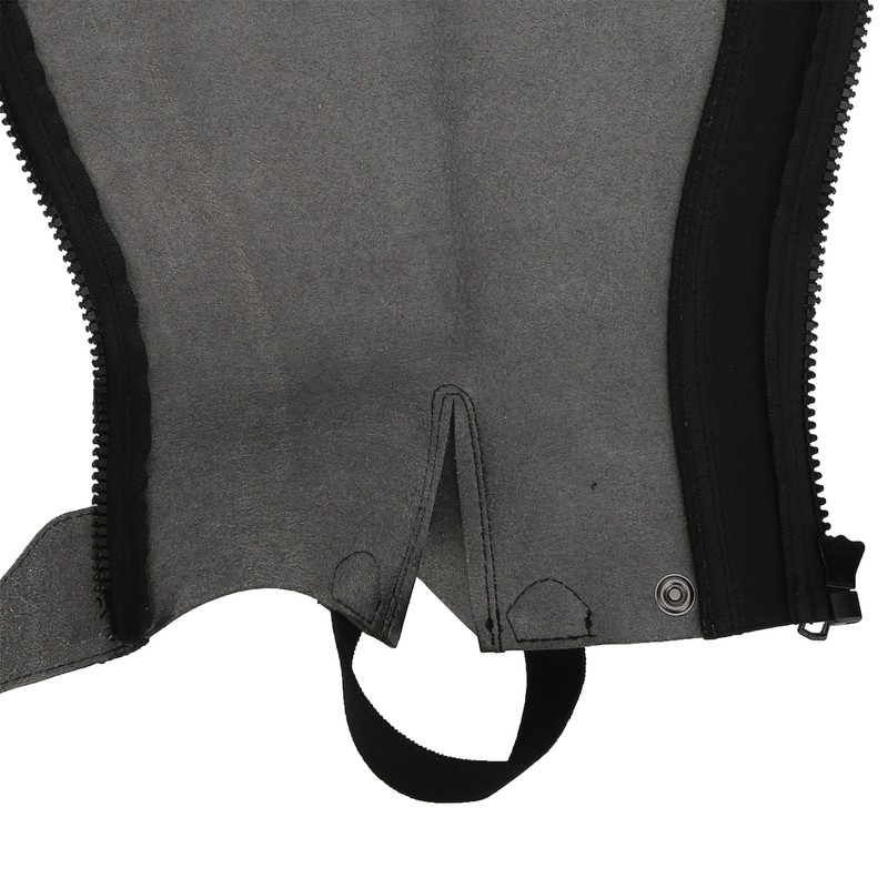 Super Fiber PU Leather Half Chap Horse Riding Body Protector
