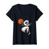 Panda Basketball Player Outfit Slam Dunk For Men Boys V-Neck